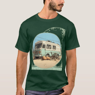 Camiseta Campamento de RV vintage y estilo de vida de pickl