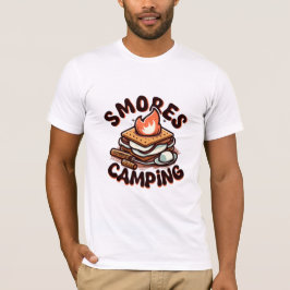 Camiseta campamento de smores