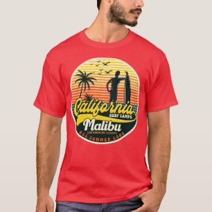 Camiseta Campamento de Surf de California Malibu