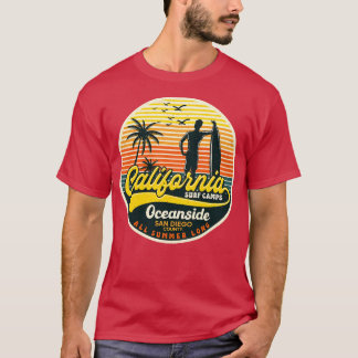 Camiseta Campamento de Surf de California Oceanside