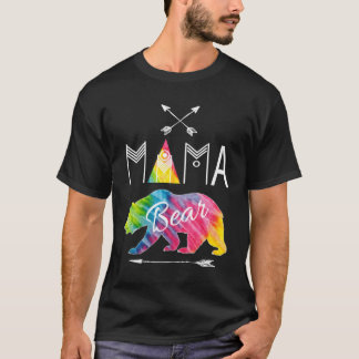 Camiseta Campamento de vacaciones de la familia Mama Bear H
