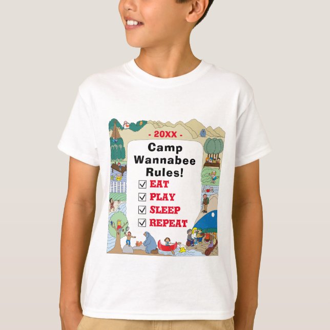 Camiseta Campamento de Verano (Anverso)