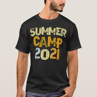 Camiseta CAMPAMENTO DE VERANO 2021 para Rótulo de amigos y