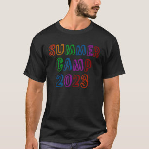 Camiseta Campamento de Verano 2023 Para Amigos Compañeros P