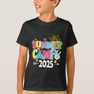 Camiseta Campamento de Verano 2025 Vacaciones de Verano Fam