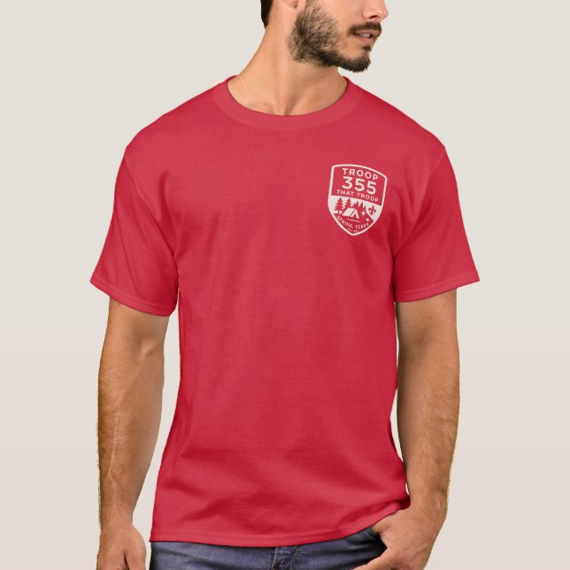 Camiseta Campamento de verano 25 F/B (Anverso)