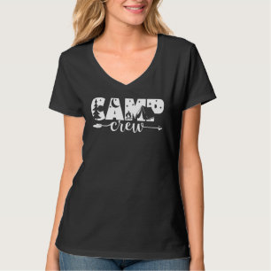 Camiseta Campamento de verano al aire libre de Crew Camping