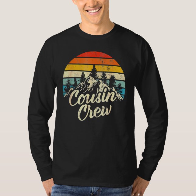 Camiseta Campamento de verano al aire libre de la tripulaci (Anverso)