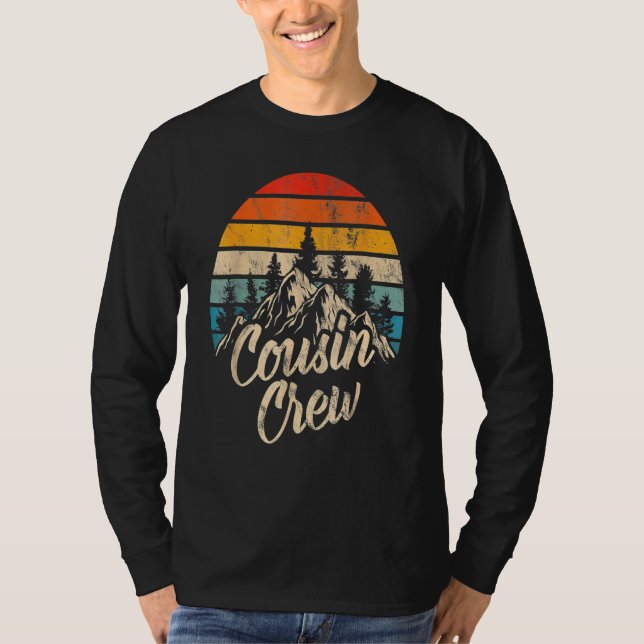 Camiseta Campamento de verano al aire libre de la tripulaci (Anverso)