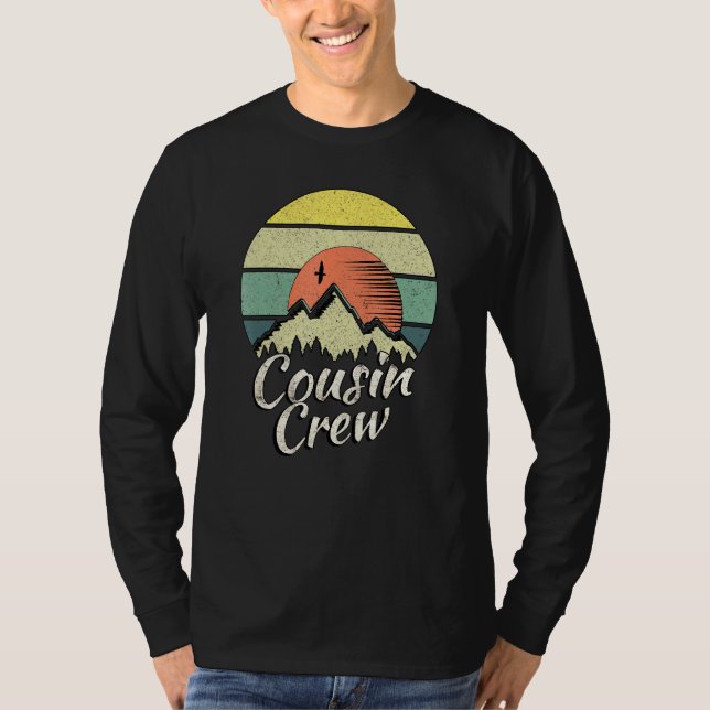 Camiseta Campamento de verano al aire libre de la tripulaci (Anverso)