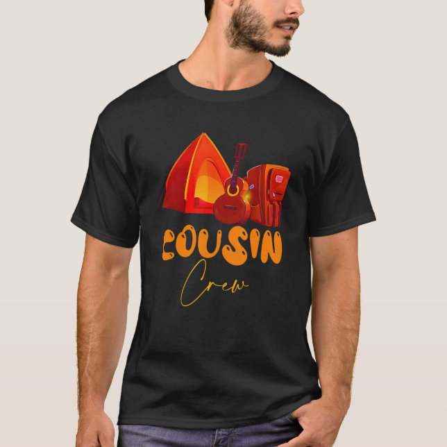 Camiseta Campamento de verano al aire libre de la tripulaci (Anverso)