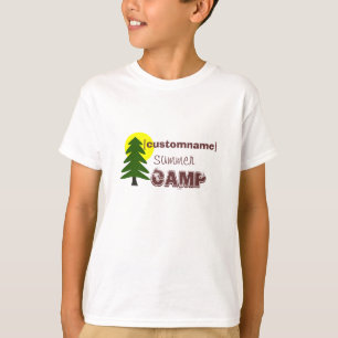 Camiseta Campamento de verano conocido de encargo