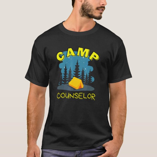 Camiseta Campamento de Verano Consejero Director Camper Cam (Anverso)