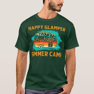 Camiseta Campamento de verano de Glamper Feliz, Campamento 