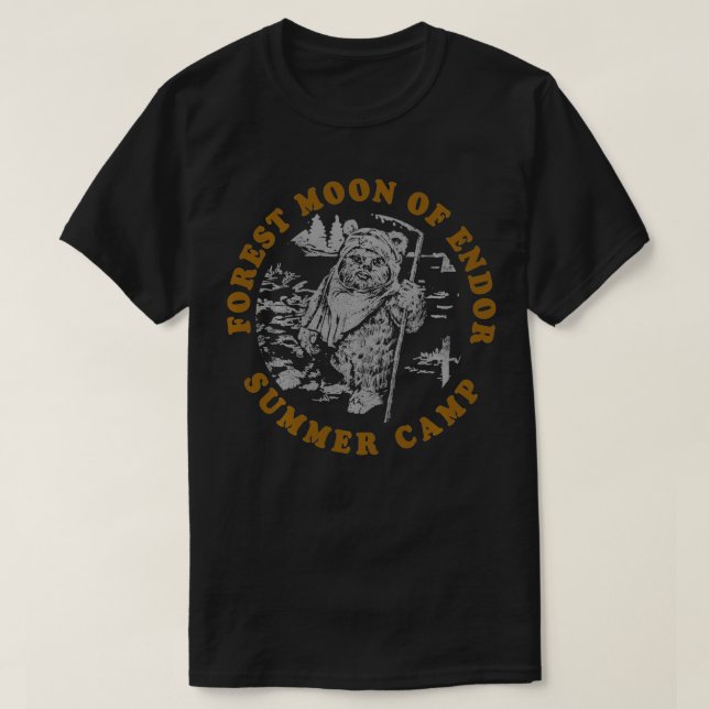 Camiseta Campamento De Verano De Wars Forest Moon Of Endor (Diseño del anverso)