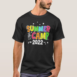 Camiseta Campamento De Verano Para Niños Chicas Campamento 