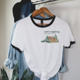 Camiseta Campamento de viaje por carretera de reunión famil