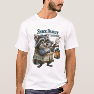 Camiseta Campamento del Bandido de Snacks Mapache Divertido