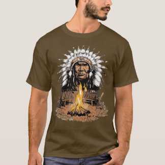 Camiseta Campamento del Jefe de la Dirección de la India In