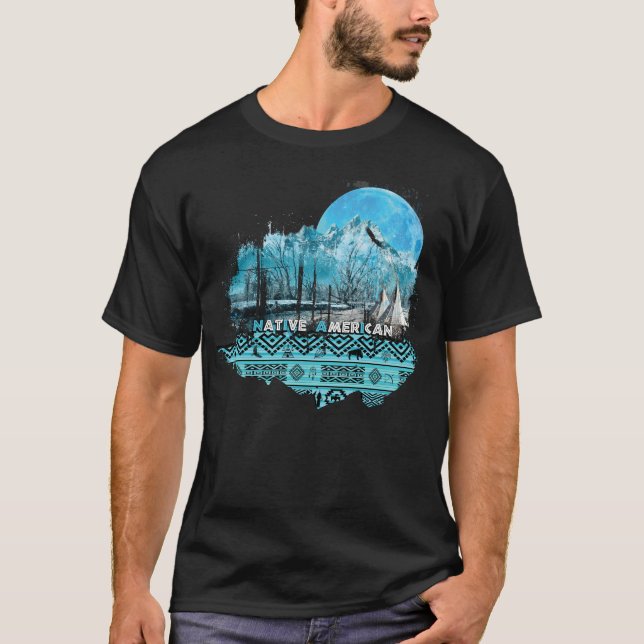 Camiseta Campamento del Río Indio de los Estados Nativos Am (Anverso)