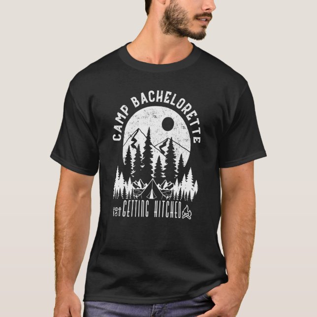 Camiseta Campamento Despedida de soltera que se casa Fiesta (Anverso)