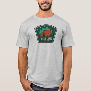 Camiseta Campamento en el Bosque Nacional de Finger Lakes