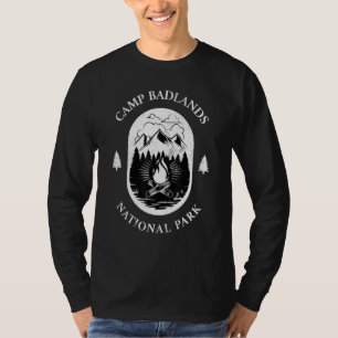 Camiseta Campamento en el Parque Nacional Badlands Camping 