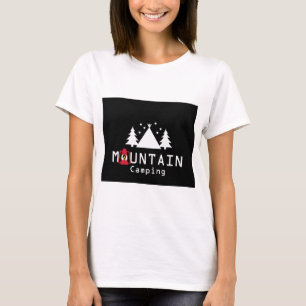 Camiseta campamento en la montaña