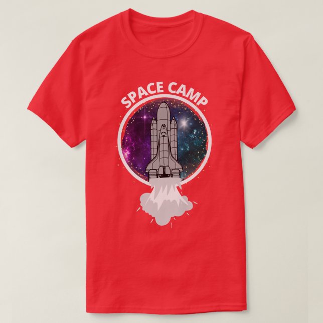 Camiseta Campamento espacial (Diseño del anverso)