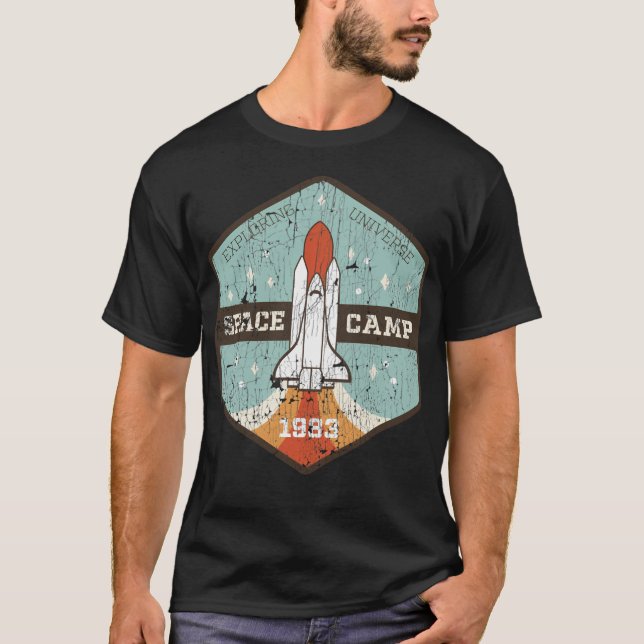 Camiseta Campamento espacial (Anverso)