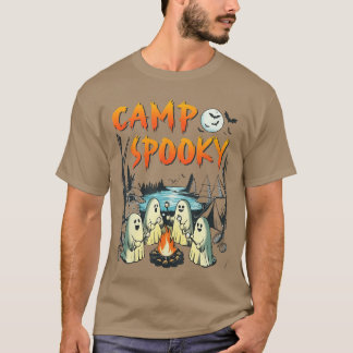 Camiseta Campamento Espeluznante Veranoween Verano Hallowee