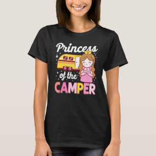 Camiseta Campamento familiar de autocaravana Princesa de Ca