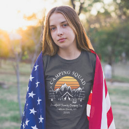 Camiseta Campamento familiar de Personalizado de vacaciones