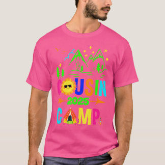 Camiseta Campamento familiar de verano de la tripulación de
