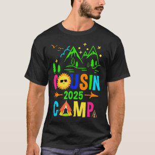 Camiseta Campamento familiar de verano de la tripulación de