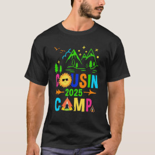 Camiseta Campamento familiar de verano de la tripulación de