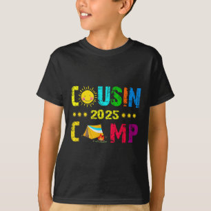 Camiseta Campamento familiar de verano de la tripulación de