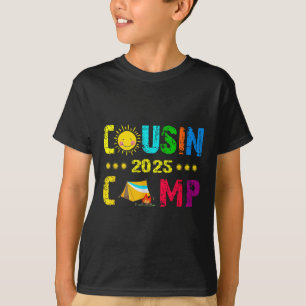 Camiseta Campamento familiar de verano de la tripulación de