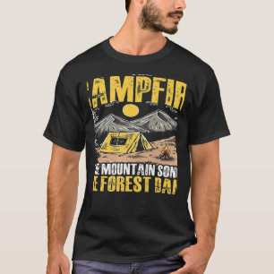 Camiseta Campamento Forestal Campamento Viajero Campamento 