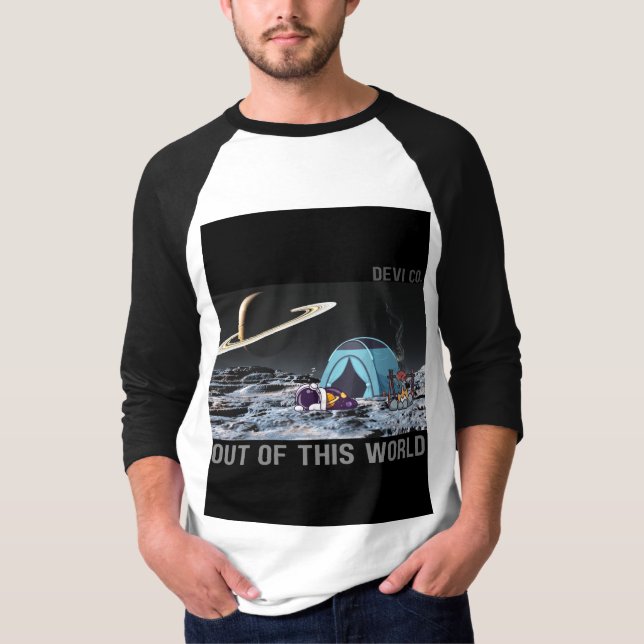 Camiseta Campamento Fuera de Este Mundo - Devi Co. (Anverso)