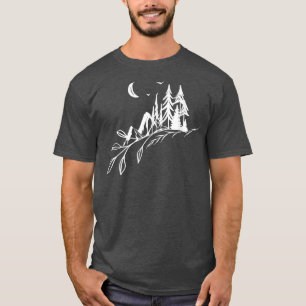 Camiseta Campamento Gracioso De La Aventura De La Luna Y El