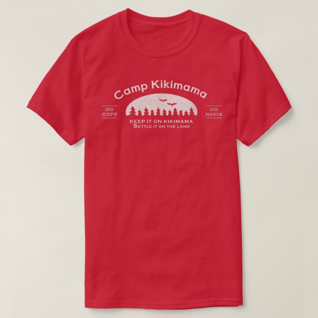 Camiseta Campamento Kikimama Manténgalo en la cita de Kikim (Diseño del anverso)