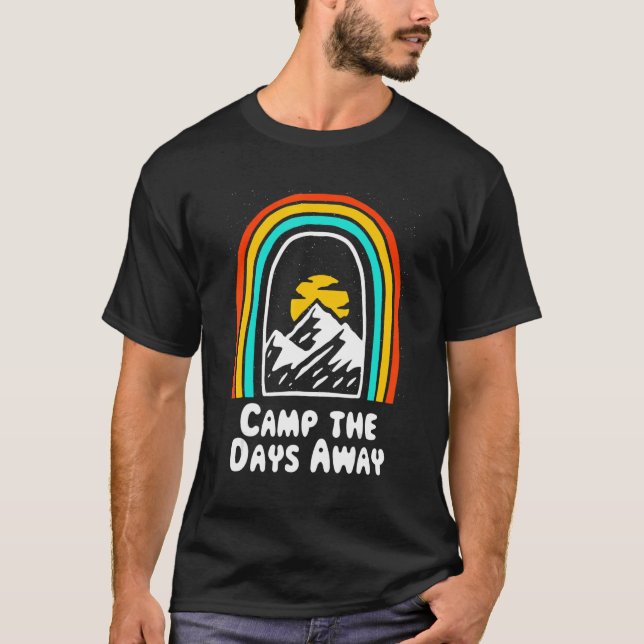 Camiseta Campamento Los Días De Camping El Humor Del Camper (Anverso)