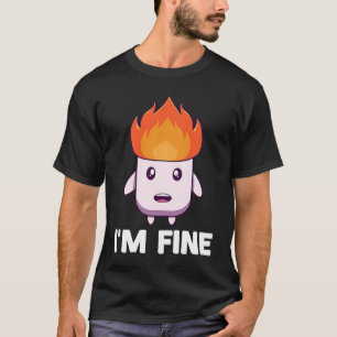 Camiseta Campamento Marshmallow Campfire asando chocolate S