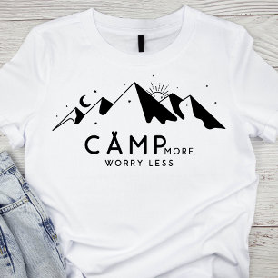 Camiseta Campamento más, preocupación menos
