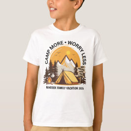 Camiseta Campamento menos preocupante