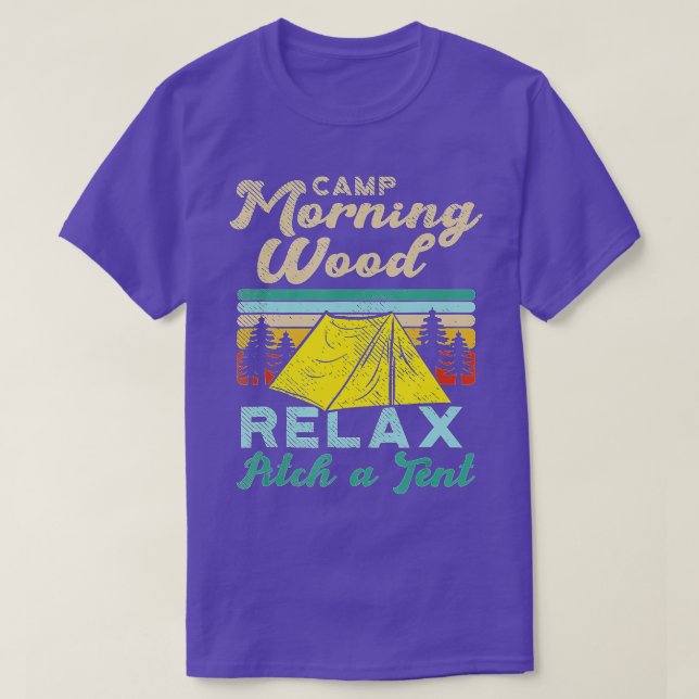 Camiseta Campamento Morning Wood Design Camper Morning Wood (Diseño del anverso)
