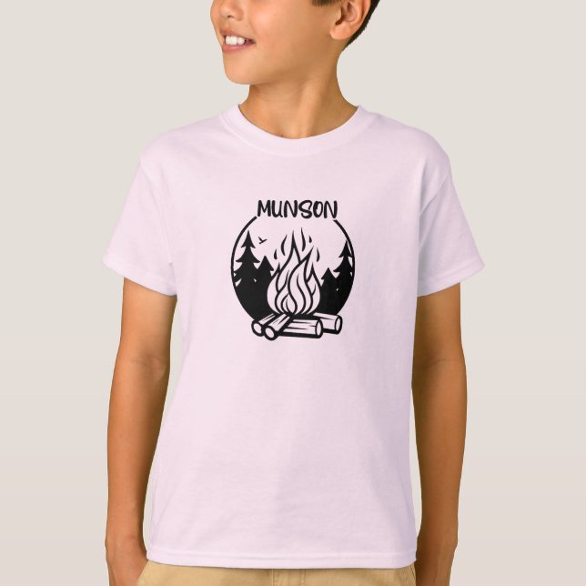 Camiseta Campamento Munson (Anverso)