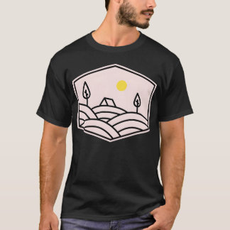 Camiseta Campamento Naturaleza Salvaje retro
