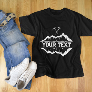 Camiseta Campamento personalizado, paseo por las montañas, 